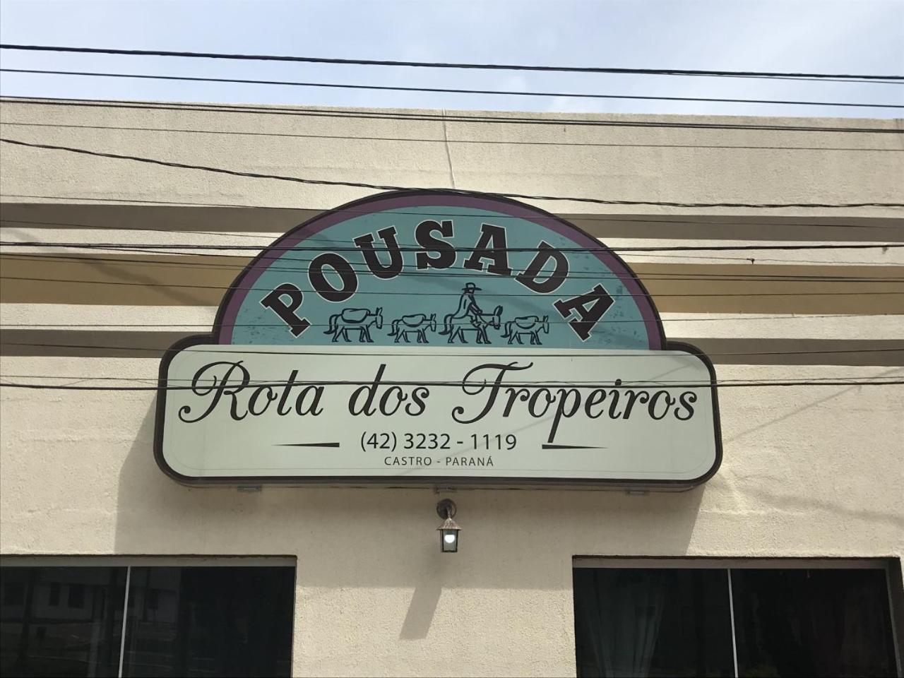 Hotel Rota Dos Tropeiros Castro Esterno foto
